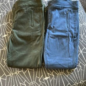 Micro suede ankle pants from Loft.